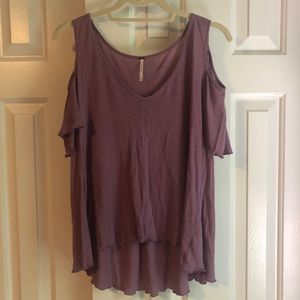 Free People Cold Shoulder Top
